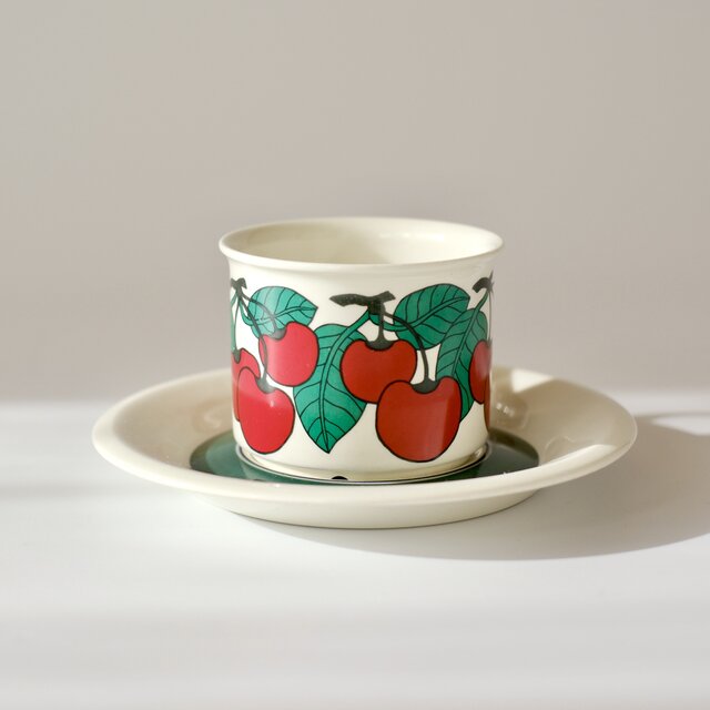 ARABIA Kirsikka C&S アラビア キルシッカ コーヒーカップ＆ソーサー②