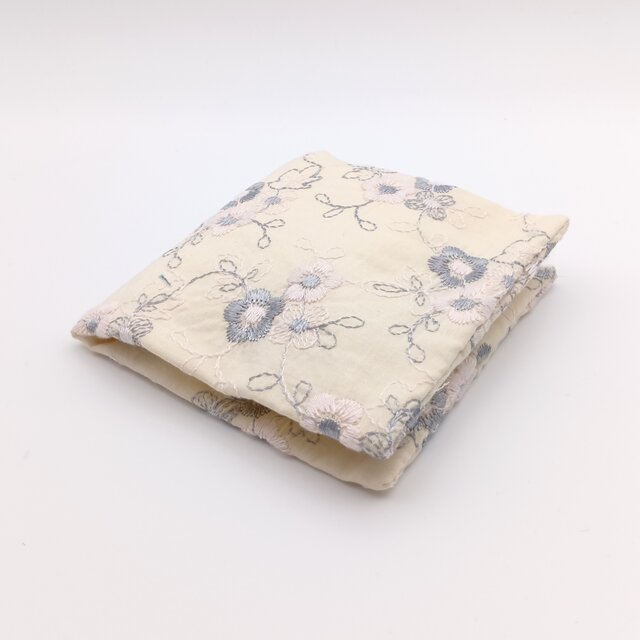 華やか花柄刺繍 携帯ティッシュケース ボックスティッシュから詰替え