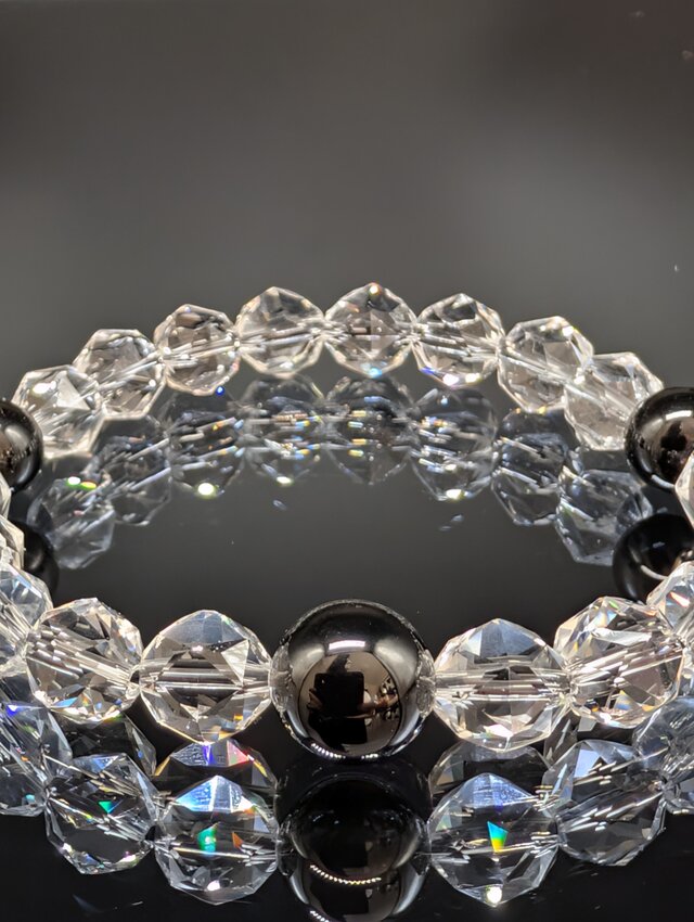 最強守護・高品質・浄化】モリオン 水晶(プレミアムスターカット)10mm