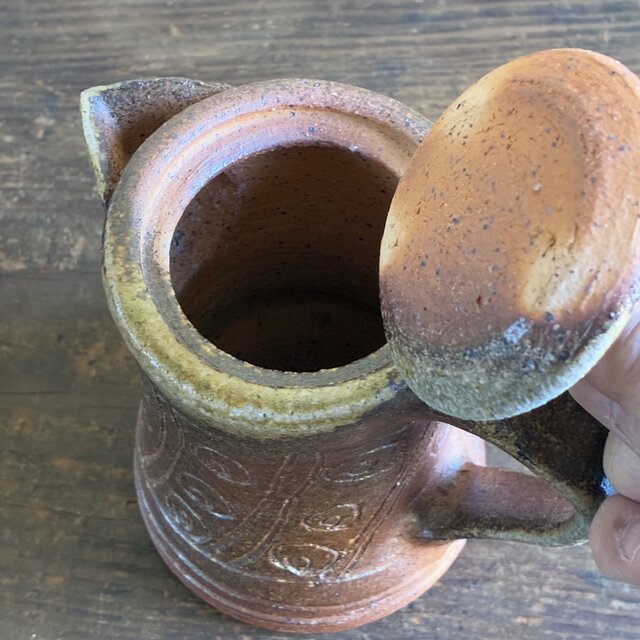 焼き締め古壺 焼〆壺