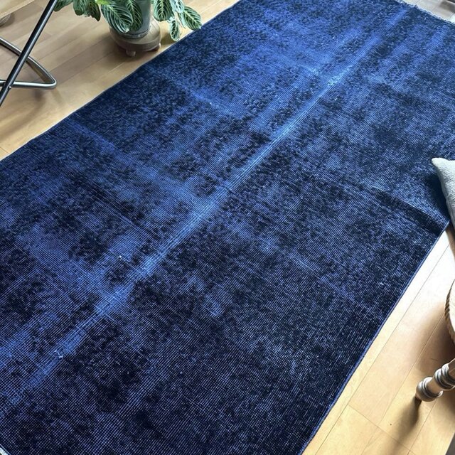 アプリコットカラーのオーバーダイラグ　ヴィンテージ　総フラワーNo.682 アプリコットカラーのオーバーダイラグ ヴィンテージ 総フラワーNo.682