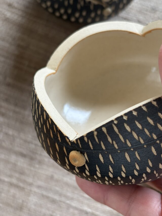 飛び鉋のボンボニエール（蓋物） | iichi 日々の暮らしを心地よくする