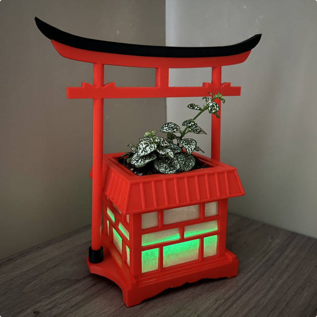 間接照明×鉢 鳥居 | iichi 日々の暮らしを心地よくするハンドメイドや
