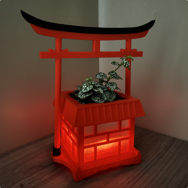 間接照明×鉢 鳥居 | iichi 日々の暮らしを心地よくするハンドメイドや