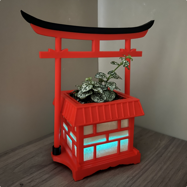 間接照明×鉢 鳥居 | iichi 日々の暮らしを心地よくするハンドメイドや
