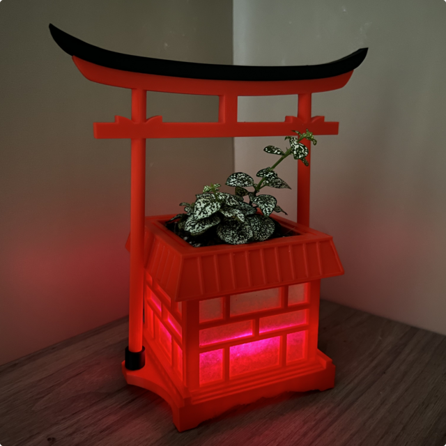 間接照明×鉢 鳥居 | iichi 日々の暮らしを心地よくするハンドメイドや