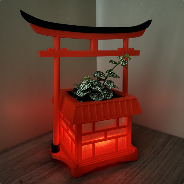 間接照明×鉢 鳥居 | iichi 日々の暮らしを心地よくするハンドメイドや