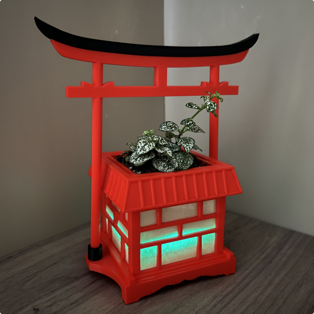 間接照明×鉢 鳥居 | iichi 日々の暮らしを心地よくするハンドメイドや