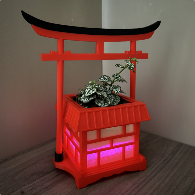 間接照明×鉢 鳥居 | iichi 日々の暮らしを心地よくするハンドメイドや