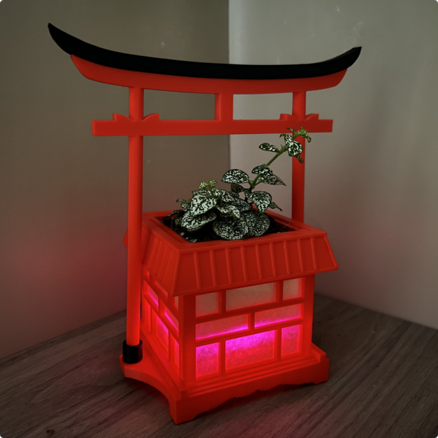 間接照明×鉢 鳥居 | iichi 日々の暮らしを心地よくするハンドメイドや