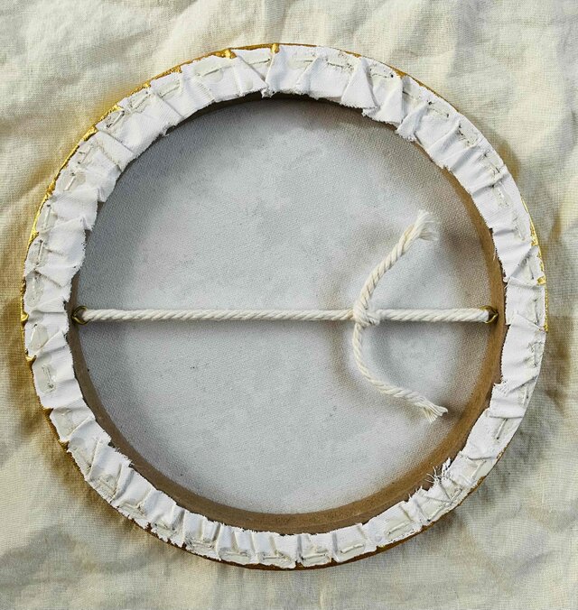 油彩 絵画 『Wild Flowers 2025』｜丸形アートパネル 直径25cm