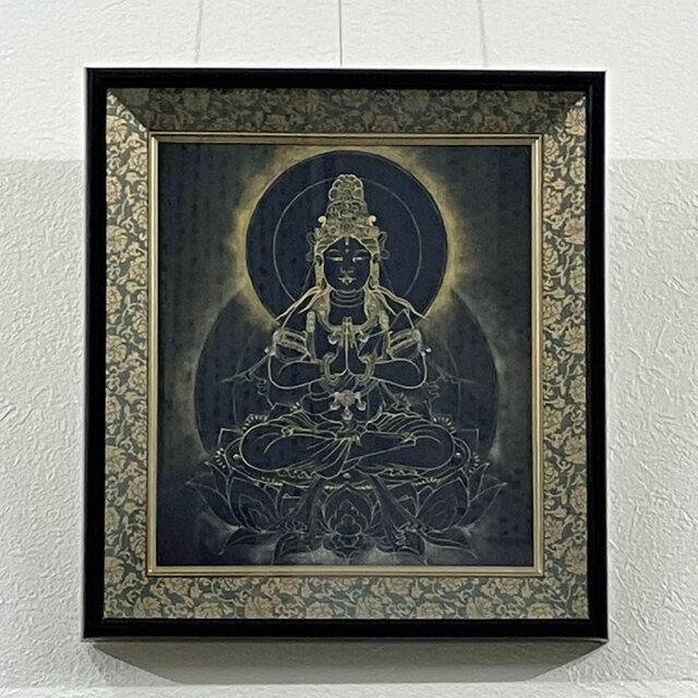 十二支守本尊『普賢菩薩座像』（辰巳守本尊）額縁付 | iichi 日々の