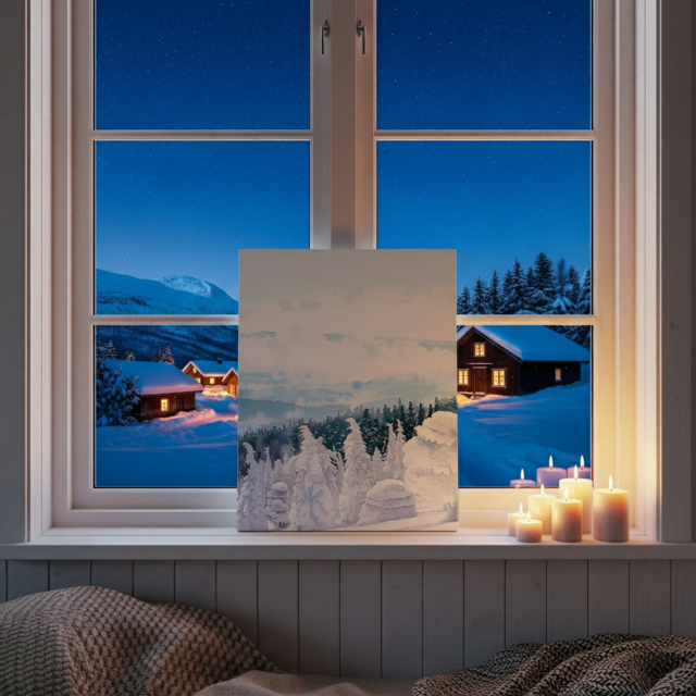 日本風景☆インテリアパネル｜キャンバスパネル｜蔵王連峰｜アート