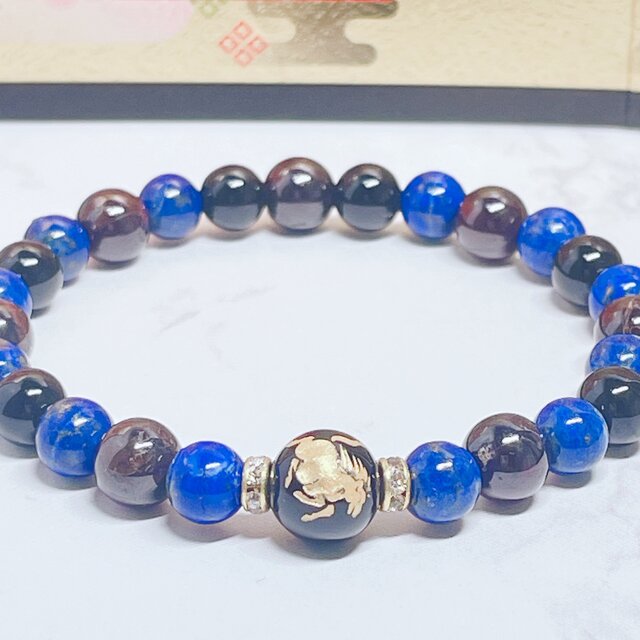 三つ玉悪いもの跳ね返しの2026馬オルゴブレスレット 2026年最新馬の