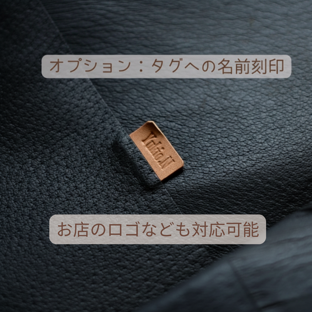 ブラックダイニーマレザー 撥水クラフトバッグ｜紙袋風デザイン・軽量 