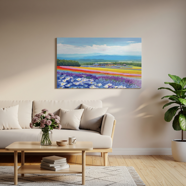 日本風景☆インテリアパネル｜キャンバスパネル｜ファーム富田｜アート