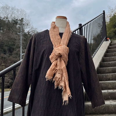 播州織ストールK25131 | iichi 日々の暮らしを心地よくする