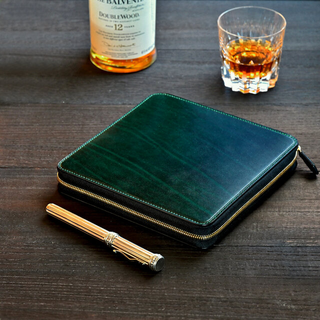 peace store　8枚 ラウンドファスナー万年筆ケース 8本挿し カラーオーダー | iichi 日々