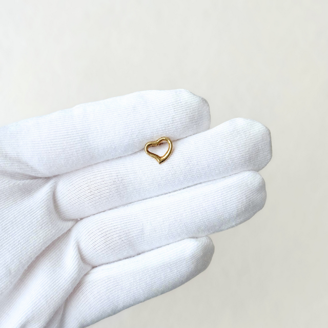 ラス1 K18 オープンハート ピアス - open heart | iichi 日々の暮らし