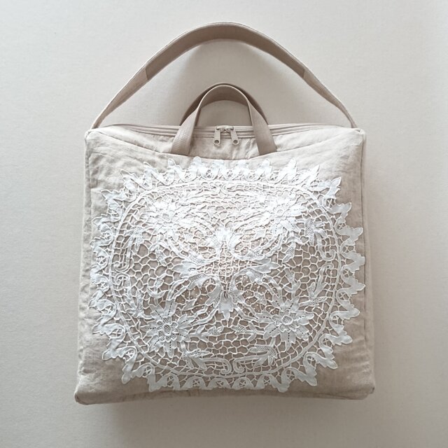 antique france lace 2way bag | iichi 日々の暮らしを心地よくする
