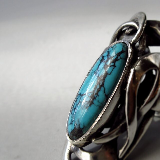 ターコイズ シルバー ヴィンテージリング ターコイズ シルバー リング レディース メンズ シルバー925 天然石