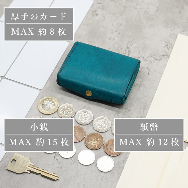 送料無料] 圧倒的な携行性！カードサイズの極小三つ折り財布『timik