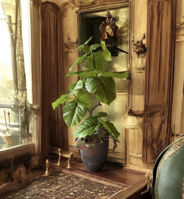 光触媒 人工観葉植物 ウォールグリーン フェイクグリーン ウンベラータ 