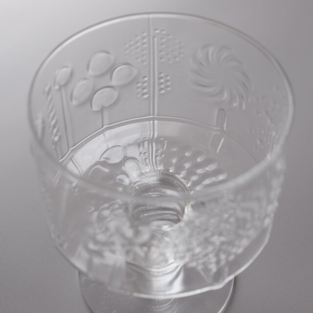 Nuutajärvi Flora footed dessert bowl ヌータヤルヴィ フローラ 脚