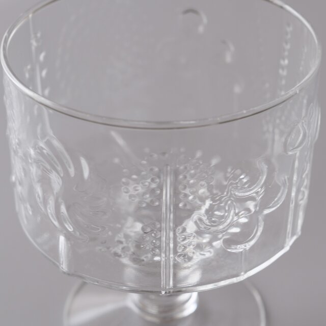 Nuutajärvi Flora footed dessert bowl ヌータヤルヴィ フローラ 脚