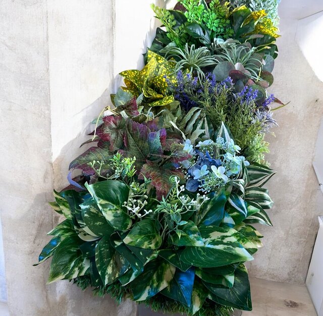 光触媒　人工観葉植物　ウォールグリーン　フェイク　フラワー　壁掛け　40557 光触媒 人工観葉植物 ウォールグリーン フェイクグリーン 壁掛け596540