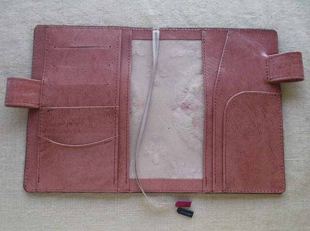 ほぼ日手帳対応 牛革文庫サイズ手帳カバー 刻印＆拭き染め | iichi