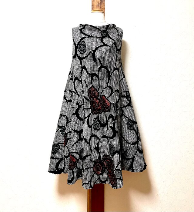 絞りのアンサンブルワンピース 着物リメイク | iichi 日々の暮らしを