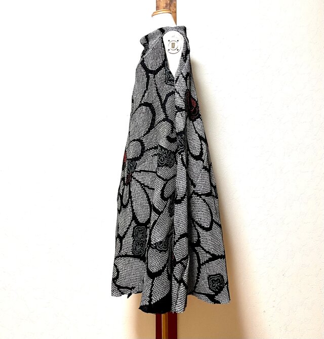 絞りと兵児帯　アンサンブルワンピース　着物リメイク 絞りのアンサンブルワンピース 着物リメイク | iichi 日々の暮らしを