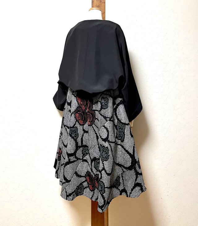 絞りのアンサンブルワンピース 着物リメイク | iichi 日々の暮らしを