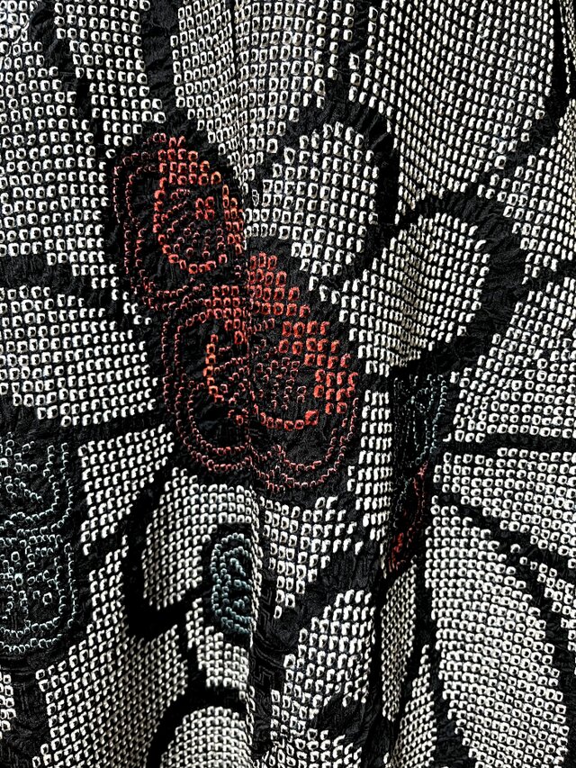 絞りのアンサンブルワンピース 着物リメイク | iichi 日々の暮らしを