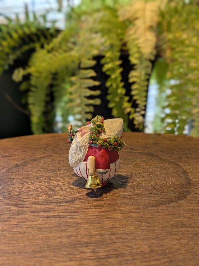 サンタクロース（木彫り）+ハンドベル+ツリー | iichi 日々の暮らしを