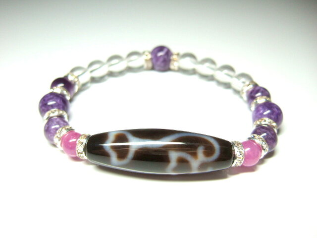 龍水蓮花三眼天珠 | iichi 日々の暮らしを心地よくするハンドメイドや