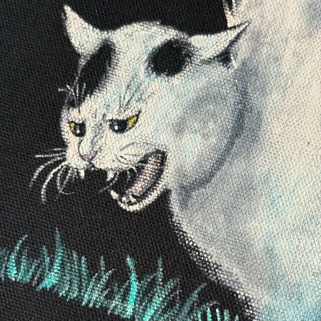 絵本と原画セット 絵本「猫木霊と黒猫木霊」 徳島洋子作品 原画