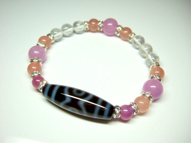 蓮花三眼天珠 | iichi 日々の暮らしを心地よくするハンドメイドや