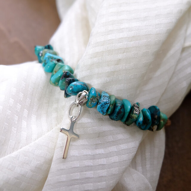 チベット銀象嵌細工ブレスレット 琥珀調 ターコイズ 珊瑚 伝統工芸