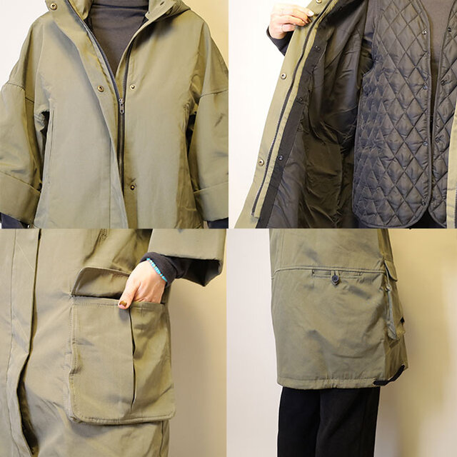 2026新作1点もの】袖丈調整可◎モードカジュアル3wayライナー付き