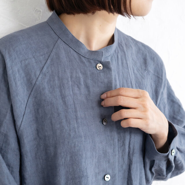 定価¥20900 ichi コットンリネン2wayワンピース ブルー 新品 i c h i 241018 Cotton Linen 2way Dress / 2 COLO