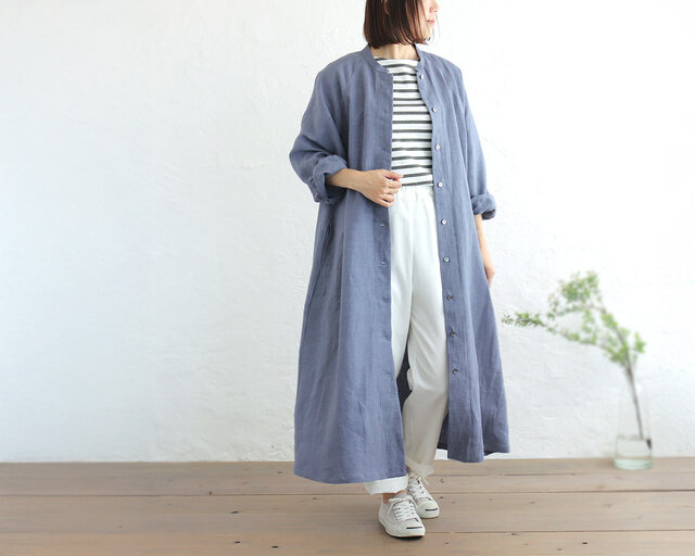 大人の日常を彩る上質リネン ✦ 2wayシャツワンピース 心地よく纏う