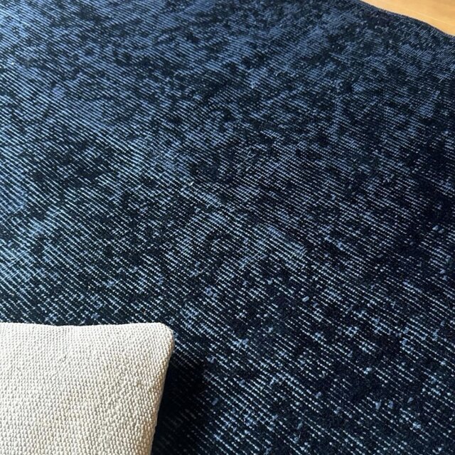 84×171 レア藍色オーバーダイ 人気ワンカラー トルコヴィンテージラグ