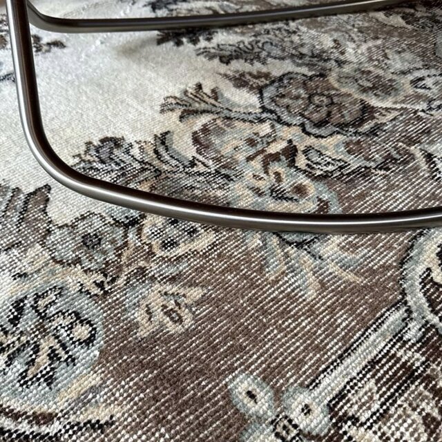 超大判171×273 ミルクココアブラウンメダリオン トルコヴィンテージ