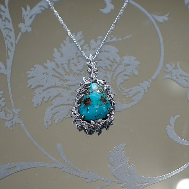 SV パイライトトルコ ペンダント＜ヘッドのみ＞ | iichi 日々の暮らし