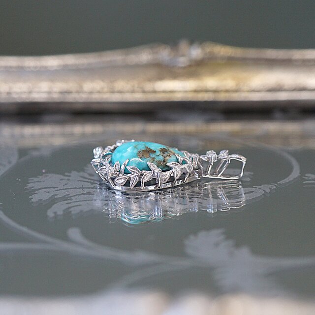 SV パイライトトルコ ペンダント＜ヘッドのみ＞ | iichi 日々の暮らし