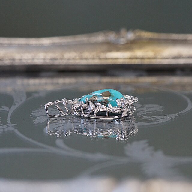 SV パイライトトルコ ペンダント＜ヘッドのみ＞ | iichi 日々の暮らし