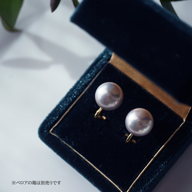 本真珠　淡水エジソンパールピアス　10mm オーロラ極光P1222 大粒・美しい照り☆オーロラグレイ貝パール10mmのイヤリング