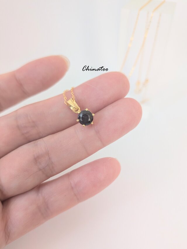 ブラックサファイア ネックレス | iichi 日々の暮らしを心地よくする